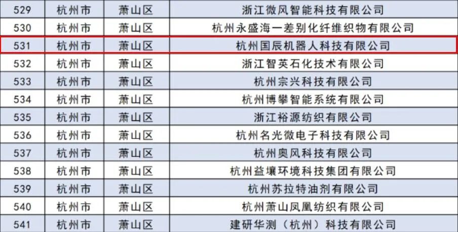 国辰被评为2023省级专精特新中小企业